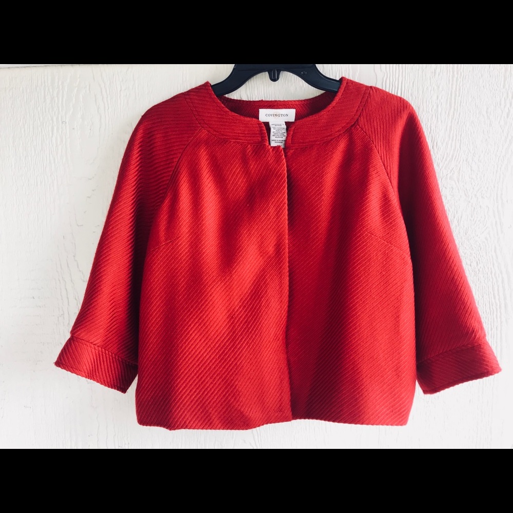 COVINGTON Red Woman’s Blazer size small